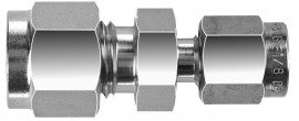 BI-Lok DUR Reducing Union, &lt;sup&gt;5&lt;/sup&gt;&amp;frasl;&lt;sub&gt;16&lt;/sub&gt;&amp;quot; A tube OD, &amp;frac14;&amp;quot; A1 tube OD-