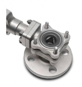 Gosco Valves 04F150-SSSS-TFEGRA-90VT 1&amp;frac14;&amp;quot; Soft Seated Ball Valve, 150 flanged, TFM-1600 seat-