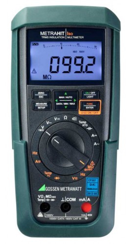 Gossen Metrawatt MetraHit ISO (M246B) Multimeter with Insulation Measurement-
