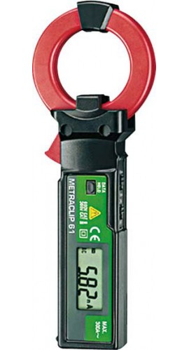Gossen Metrawatt METRACLIP 61 Digital Leakage Current Clamp, 2 Measuring Ranges-