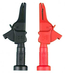 Gossen Metrawatt Z110J Alligator Clips for KS17-2 cable set, 1,000 V, 2-pack-