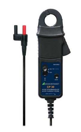 Gossen Metrawatt Z201B CP30 AC/DC Current Sensor Clamp, 5 mA to 30 A/DC, 100 mV/A AC/DC-