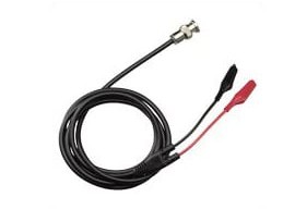 GRAPHTEC RIC-114 Input Cable, BNC to alligator clips, 6'-