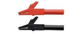 GRAPHTEC RIC-144 Alligator Clip, small, red and black-