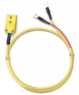 GRAPHTEC TC-K-5 TC Adapter with mini-connector to M3 spade lugs, Type K, 12&quot;, 5-pack-