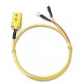 GRAPHTEC TC-K-5 TC Adapter with mini-connector to M3 spade lugs, Type K, 12&quot;, 5-pack-