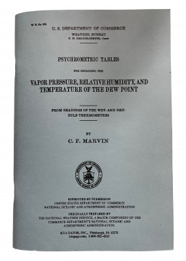 Great Lakes Gages Table Psychometric Table-