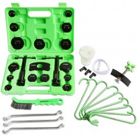GreatNeck Tools 25107 Disc Brake Service Kit, 37-piece-