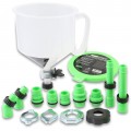 GreatNeck Tools 87007 Coolant Filling Funnel Kit, 2 L, 15-Piece-