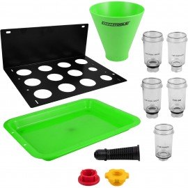 GreatNeck Tools 87039 Oil Funnel Set, 8-piece, direct fit-