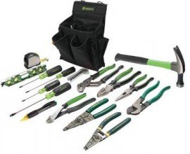 Greenlee 0159-12 Journeyman's 17-Piece Tool Kit-