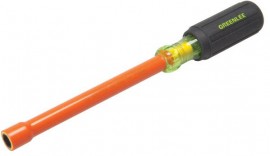 Greenlee 0253-15NH-INS Insulated Nut Holding Driver, 0.38 x 6"-