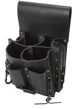 Greenlee 0258-11 Leather Tool Pouch, 8 Pockets-