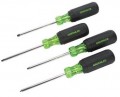 Greenlee 0353-01C 4-Piece Square Tip Driver Set, 4"-