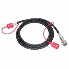 Greenlee 05850 Conductive Hydraulic Pump Hose, 10', 0.375" male and female couplers-