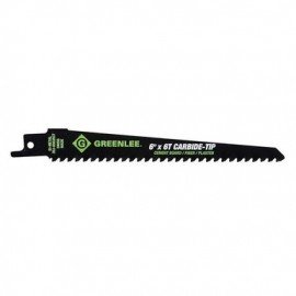 Greenlee 353-656 Progressive Pitch Reciprocating Saw Blades, 6", 5-pack-