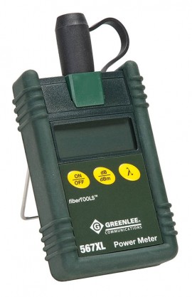 Greenlee 567XL Silicon Fiber Optic Power Meter-