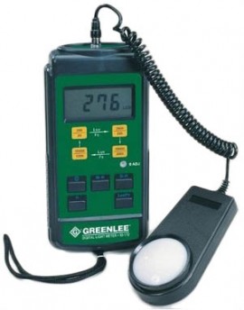 Greenlee 93-172 Digital Light Meter, 0.1 to 50,000 lux-