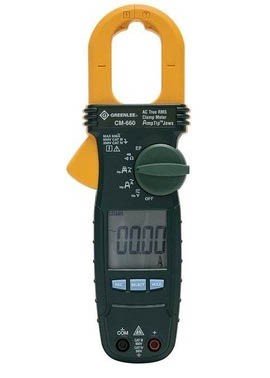 Greenlee CM-660 Digital Clamp Meter, 600 A AC-