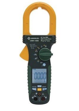 Greenlee CMH-1000 HVAC/R AC True RMS Clamp Meter, 1,000 A-