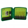 Greenlee DTAPSSKIT Drill/Tap Bit Kit for stainless steel, 7-piece-