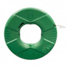 Greenlee Reel-X Fish Tape, 65', steel-