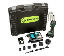 Greenlee LS100X11SBSP Intelli-Punch 11-Ton Tool with Slug Buster SPEED PUNCH knockouts, &amp;#189; to 2&amp;quot;-