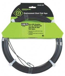 Greenlee RS438-240 Replacement Steel Fish Tape, 240 Feet-