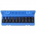 Grey Pneumatic 1210UM Universal Metric Impact Socket Set, 3/8" drive, 10 to 19 mm-