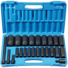 Grey Pneumatic 1324D Socket Set, ½" Drive, Impact-
