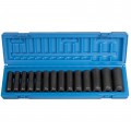 Grey Pneumatic 1412MD Metric Socket Set, ½" drive, 14-piece-