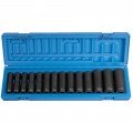 Grey Pneumatic 1412MD Metric Socket Set, ½" drive, 14-piece-