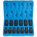 Grey Pneumatic 1713UM 12-Point Universal Metric Impact Set, ½" drive, 13-piece-