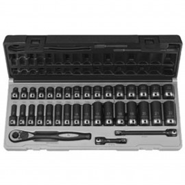 Grey Pneumatic 81635MRD Duo-Socket Set, 3/8" Drive, 35-Piece-