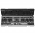 Grey Pneumatic 89253CRD Duo-Socket Set, ¼" Drive, 53-Piece-