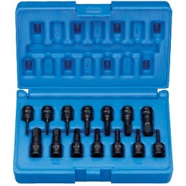 Grey Pneumatic 9298HC Hex Impact Set, ¼" drive, 14-piece-