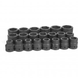 Grey Pneumatic GRY-9021 Impact Socket Set, 1" Drive, 21-Piece-