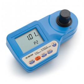 Hanna HI96104 pH, Free Chlorine and Total Chlorine, and Cyanuric Acid Photometer, Portable-