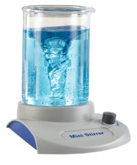 Heathrow Scientific 120595 Magnetic Mini Stirrer, 12V DC, Gray/Blue-
