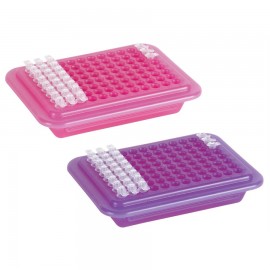 Heathrow Scientific 120727 PCR Cooler, 96 wells, pink/purple-