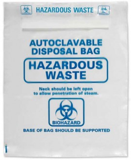 Heathrow Scientific HS1002A Autoclave Bags, 310 x 660mm-