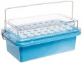 Heathrow Scientific HS120074 True North Mini-Cooler, Blue, 32 Place-