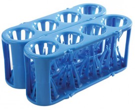Heathrow Scientific HS120187 Adapt-A-Rack Flexible Multi-Tube Rack, Blue/Blue-