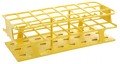 Heathrow Scientific HS120207 OneRack Test Tube Rack, 30 mm, Yellow, 8pk-