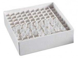 Heathrow Scientific HS120221 Cardboard Micro Tube Box, 0.5mL Tube-