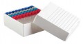 Heathrow Scientific HS120370 True North Freezer Box, 81 Wells, White-