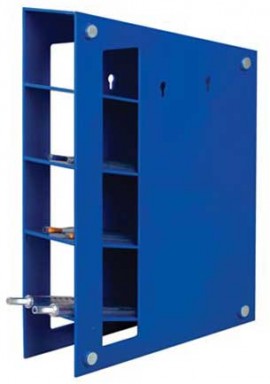 Heathrow Scientific HS20612 Pipette Rack, ABS, Blue-