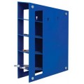 Heathrow Scientific HS20612 Pipette Rack, ABS, Blue-