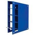 Heathrow Scientific HS20612M Magnetized Pipette Rack, ABS, Blue-