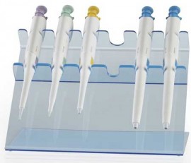 Heathrow Scientific HS20620 Pipette Stand, Acrylic, 6-Place-